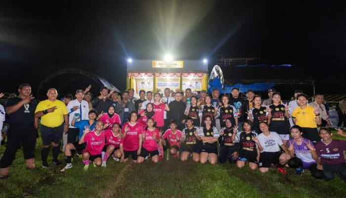 Diikuti 44 Tim, Turnamen Mini Soccer Matindok Cup di Nonong Batui Bergulir 