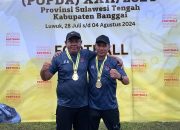 Bawa Banggai Juarai Sepakbola POPDA, Pelatih Adhy Bangga dengan Kerja Keras Pemain