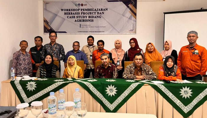 Workshop Pembelajaran Berbasis Project  dan Case Study Agribisnis Sukses Digelar, Upaya Tingkatkan Kualitas Dosen