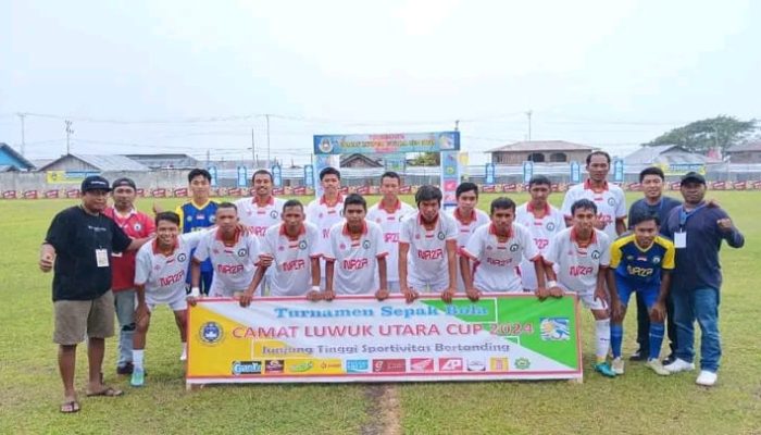 Hari Ketiga Turnamen Camat Luktar Cup, Tanjung Tuwis Menang 4-0 dan Lauwon Keok 0-4