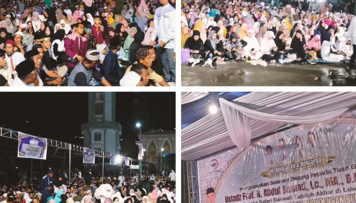 Ribuan Umat Muslim  Padati Tabligh Akbar di Luwuk Bersama UAS