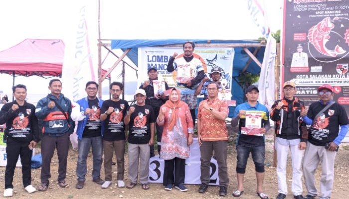 Diawali Aksi Bersih-bersih, Pj. Bupati Bangkep Buka lomba Memancing di Desa Bonganan