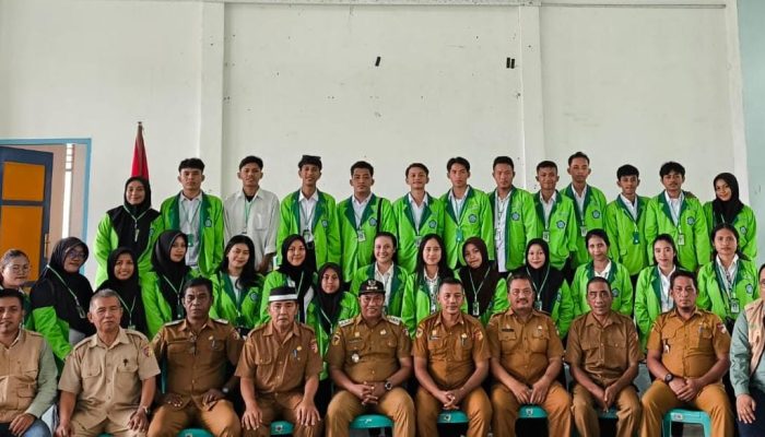 Camat Tojo Barat Sambut 29 Peserta MBKM Membangun Desa dari AMIK Luwuk