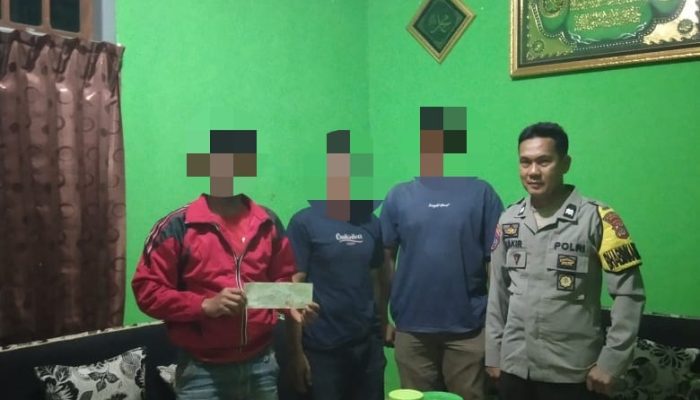 Kasus Pencurian Uang Rp5 Juta di Tolisu Berakhir Damai, Dimediasi Bhabinkamtibmas 