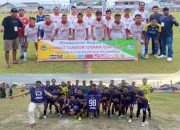 Menang Besar, Tanjung Tuwis Fc Juara Grup C Turnamen Sepakbola Camat LukTar Cup 2024