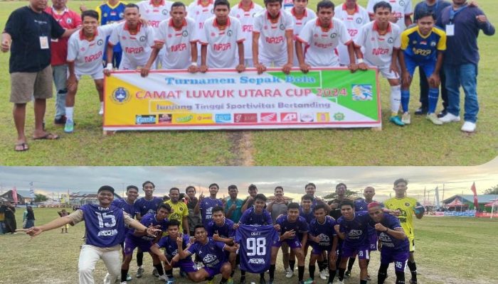 Menang Besar, Tanjung Tuwis Fc Juara Grup C Turnamen Sepakbola Camat LukTar Cup 2024