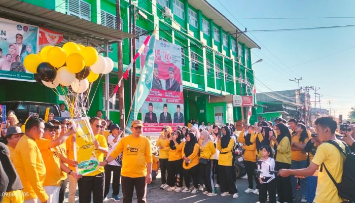 Dilepas Sekkab, Jalan Santai Jilid II Meriahkan Milad Pertama Magister Manajemen FEB UMLB