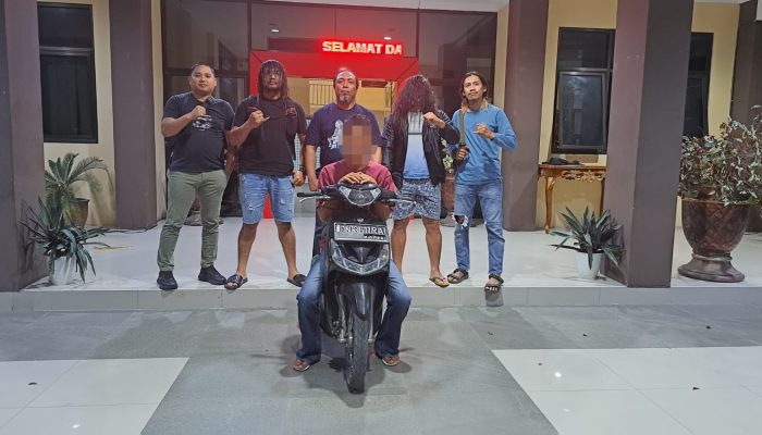 Maling Motor di Graha Pemda, Pria Asal Tontouan Luwuk Ini Dibekuk Polisi