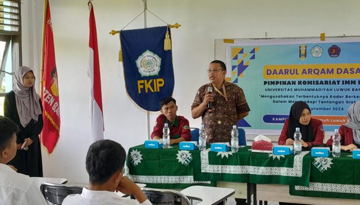 70 Mahasiswa FKIP Unismuh Luwuk Ikuti DAD, Pesan Dekan: Jaga Adab dan Etika!