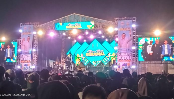 Konser BerAmal: Ahmad Ali Janjikan Jalan  Mulus, Pupuk Subsidi Hingga Seragam Sekolah Gratis 