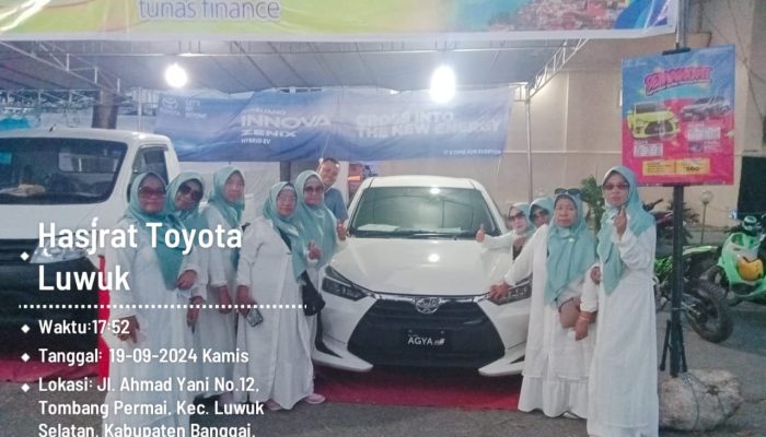 Hasjrat Toyota Tawarkan Promo Semangat di Banggai Government Expo 2024