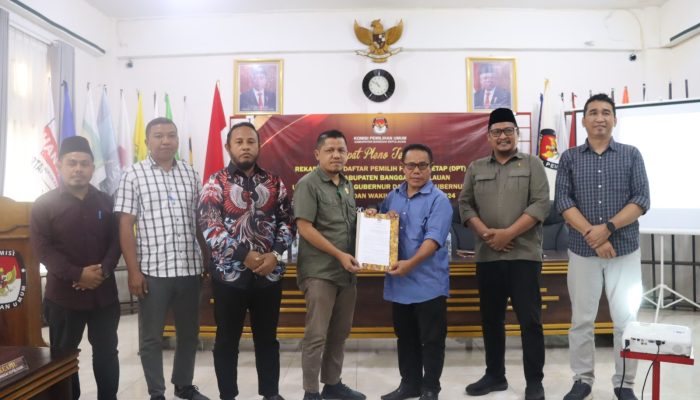 KPU Banggai Kepulauan Resmi Tetapkan 91.079 DPT Untuk Pilkada 2024