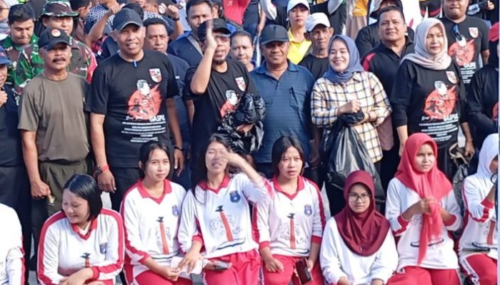 Pj Bupati Ihsan Basir Hadiri Pencanangan Gerakan Angkat Sampah Pulau Peling (Gaspul)