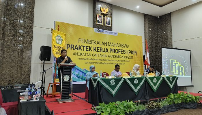 245 Mahasiswa FEB Unismuh Luwuk Ikuti Pembekalan PKP Angkatan XVII