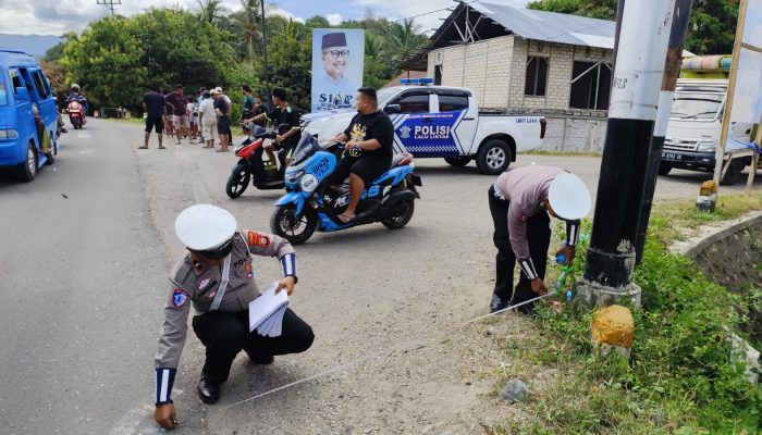 Tabrakan Maut CRF Vs Mio, Pemotor Asal Luwuk Utara Meregang Nyawa