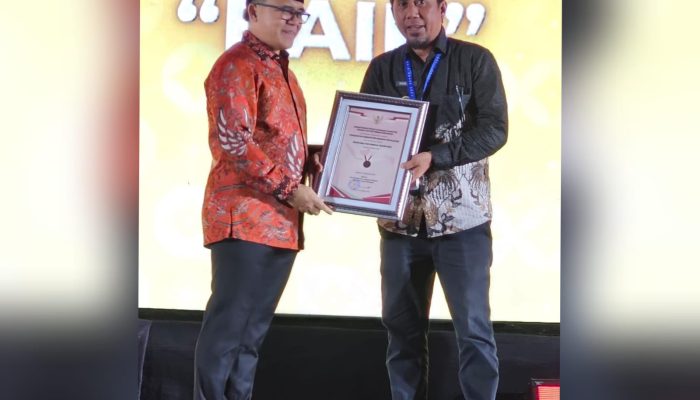 Selamat! Pj Bupati Bangkep Terima Penghargaan SAKIP Award Tahun 2024