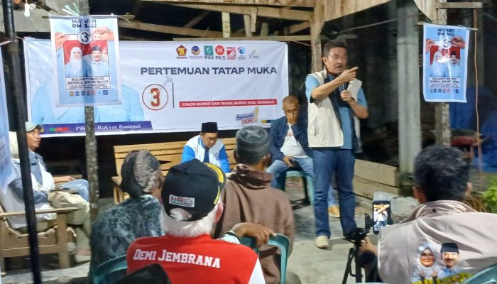 Kampanye Terbatas di Sindang Baru, Samsul Bahri Mang Komitmen Beri Solusi Nyata untuk Kesejahteraan Petani