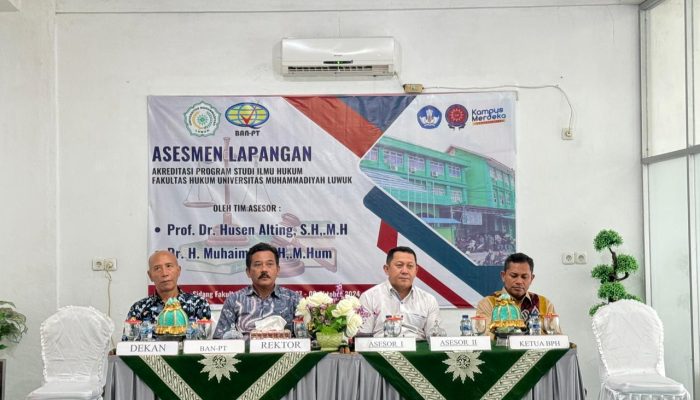 Prodi Ilmu Hukum FH Unismuh Luwuk Jalani Asesmen Lapangan Akreditasi 