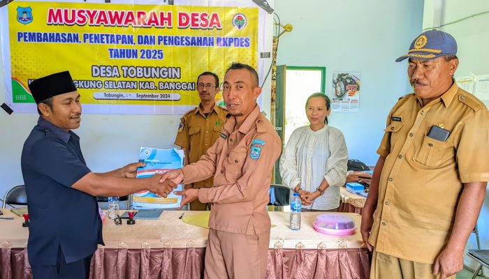 Pemdes Tobungin Gelar Musdes Penetapan dan Pengesahan RKPDes Tahun 2025