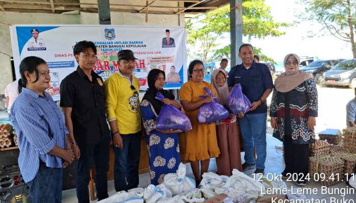 Disperindagkop dan UKM Gelar Pasar Murah Gelombang Terakhir di Leme-Leme Bungin Buko 