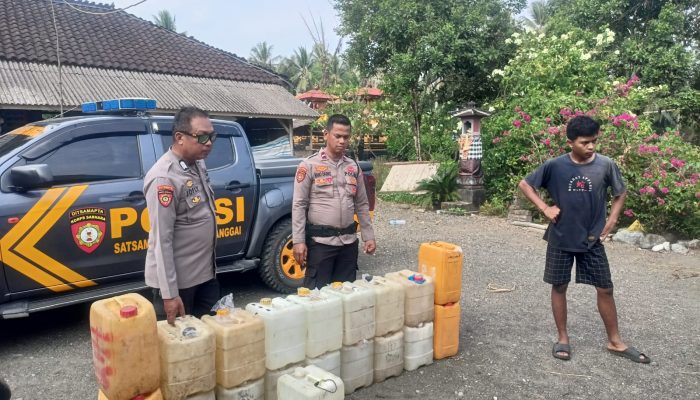 Gerebek Rumah IRT di Toili, Polisi Berhasil Sita Ratusan Liter Cap Tikus