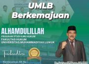 Prodi Ilmu Hukum FH Unismuh Luwuk Raih Akreditasi Baik Sekali, Rektor: Semoga Memberi Dampak Positif Bagi Masyarakat 