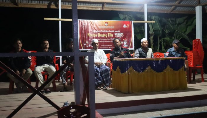 KPU Bangkep Gelar Sosialisasi Pendidikan Pemilih Pada Santri Melalui Nobar  Film ‘Tepatilah Janji’