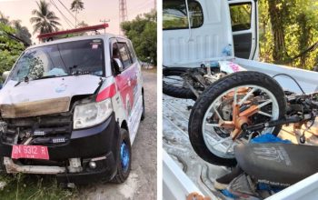 Laka Maut Ambulance Vs Motor di Batui Selatan, 2 Remaja Meninggal Dunia 