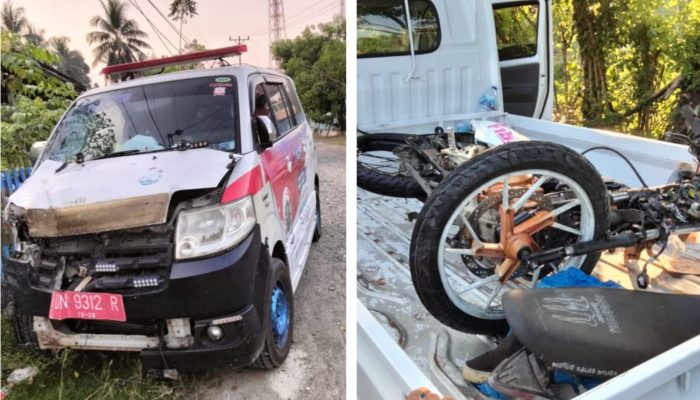 Laka Maut Ambulance Vs Motor di Batui Selatan, 2 Remaja Meninggal Dunia 