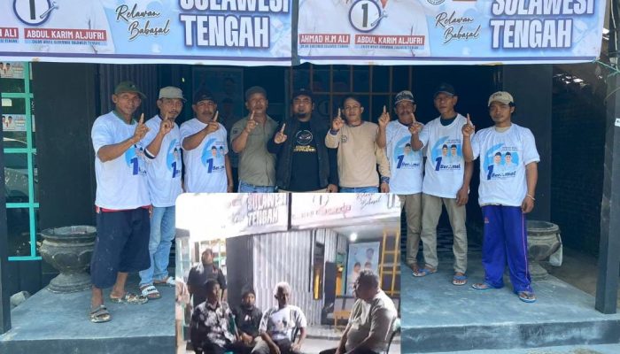 Cagub Ahmad Ali Sambangi Posko Induk Pemenangan Beramal di Toili