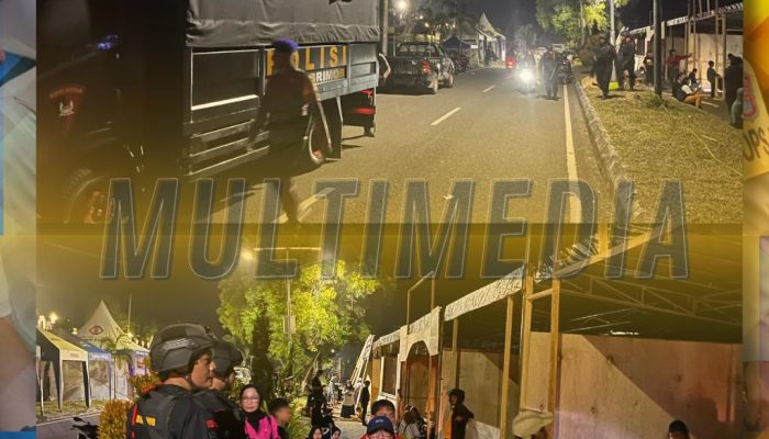 Satgas Preemtif OMP Polres Bangkep Jaga Kondusivitas Perayaan HUT ke-25 Bangkep 