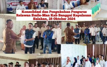 Konsolidasi Relawan Smile-Man dan Koordinator Kecamatan se-Kabupaten Bangkep Perkuat Barisan untuk Pemenangan