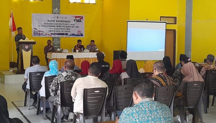 Dinkes P2KB Balut Bersama Pemcam Banggai Tengah Gelar Rakor Percepatan Penurunan Stunting 