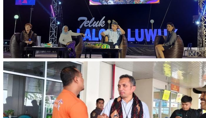 Kadispar Banggai Sambut Kedatangan Direktur Event Daerah, Jadi Narasumber di Acara Talk Show Festival Teluk Lalong 