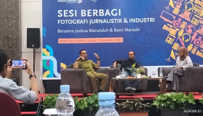 Diikuti Puluhan Wartawan, DSLNG Gelar Sesi Berbagi Fotografi Jurnalistik dan Industri di Luwuk