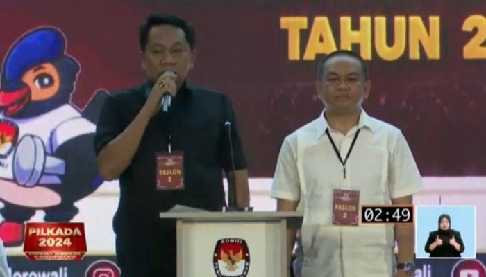 Tampil Gemilang, Kuswandi-Syahnil Umar Paparkan Program Unggulan, Ambulans Gratis, Bansos Hingga Beasiswa Kuliah S1 Sampai S3