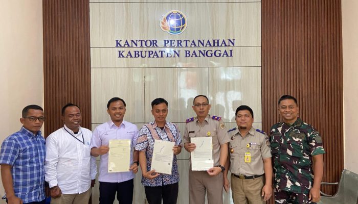 PT Pertamina EP Donggi Matindok Field Terima 3 Sertipikat Hak Pakai BMN dari BPN Banggai