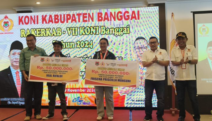 5 Atlet Banggai Peraih Medali PON Aceh Dapat Bonus Hingga Rp50 Juta, Satu Alumni Unismuh Luwuk 