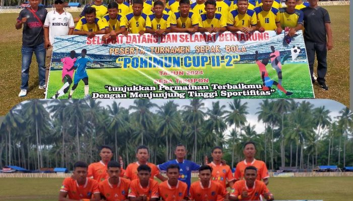 Tim Malik Utama dan Ps Baronang Lolos Putaran Kedua Pohimun Cup II Tahun 2024