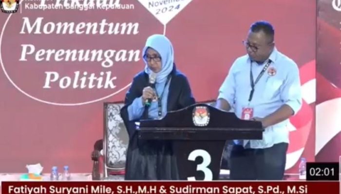 Closing Statement Suryani Mile-Sudirman Sapat: Saatnya Bangkep Songsong Bupati Perempuan