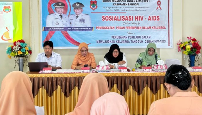 KPA Banggai Gelar Sosialiasi Pencegahan HIV-AIDS, Tingkatkan Peran Perempuan dalam Keluarga