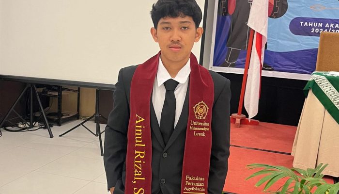 Kisah Haru Ainul Rizal, Anak Petani Asal Nuhon yang Sukses Jadi Sarjana Berkat KIP Kuliah