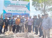 Peletakan Batu Pertama Tandai Pembangunan Rektorat Kampus II Unismuh Luwuk di Bukit Sono