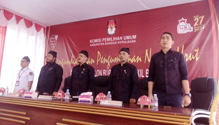 Senin Besok, KPU Bangkep Gelar Rapat Pleno Terbuka Rekapitulasi Suara