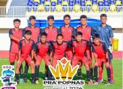 Tampil Mendominasi, Tim Sepak Bola Pelajar Sulteng Ditahan Imbang Papua