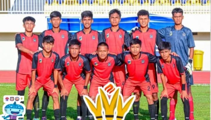 Tampil Mendominasi, Tim Sepak Bola Pelajar Sulteng Ditahan Imbang Papua