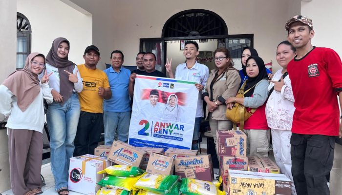 Tim Relawan BERANI Banggai Bantu Korban Kebakaran Pasar Sentral Luwuk