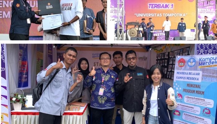 Diikuti PTS se-Sulteng, Untika Luwuk Terbaik 1 Nominasi Stand Terbaik di Festival Kampus Merdeka