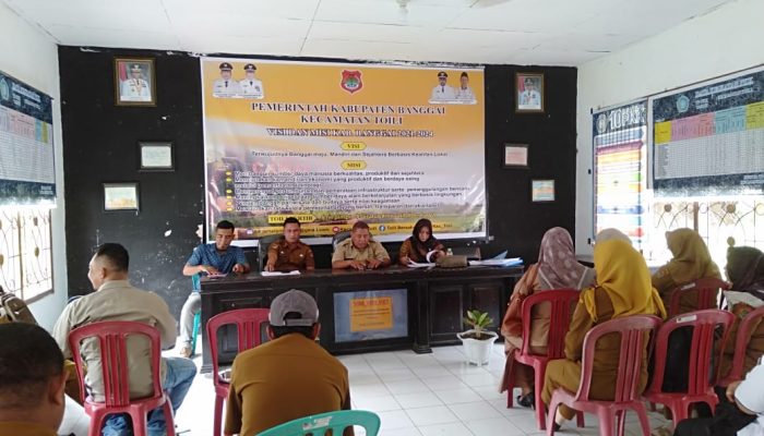 Pemerintah Kecamatan Toili Gelar Supervisi dan Evaluasi APBDes