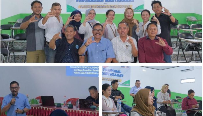 Dosen POLBIN dan AMIK Luwuk Ikuti Workshop Penyusunan Proposal Pengabdian Masyarakat 